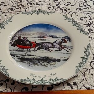 2003 Currier & Ives Plate